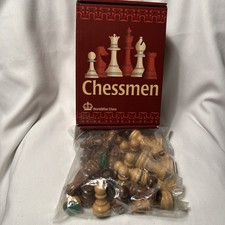Solid Wood Chessmen 3.5"