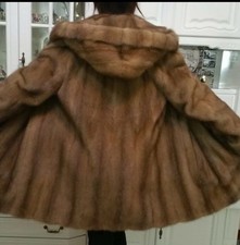 Nerz Pelz Damen Mantel