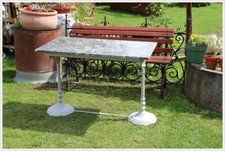 Garten Tisch Fürst Pückler  Gusseisen Marmor Neoklassizismus Berlin 1850