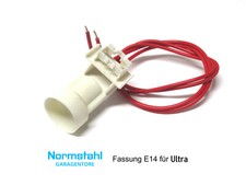 Normstahl Ultra Lampenfassung Fassung E14 Beleuchtung Garagentorantrieb 