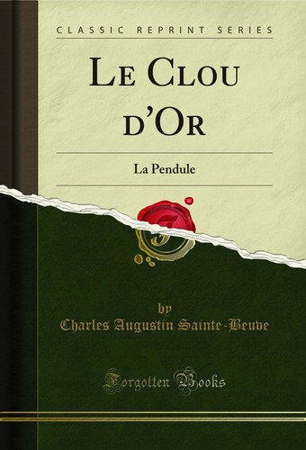 Clou la pendule - clou, d'or: