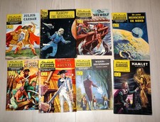 versch. Comics Illustrierte Klassiker +  Hamlet,  Caesar, der Seewolf, Meuterei