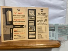 W. Witt Angebot I/80