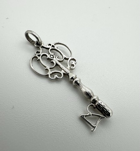 Silber schlüssel anhänger - silber,