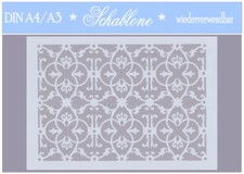 Schablone-Vintage-Shabby-A4-A3