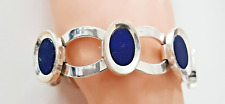SILBER DESIGN ARMBAND ° 835 / ooo ° FRANZ SCHEURLE ° FS ° LAPISLAZULI °