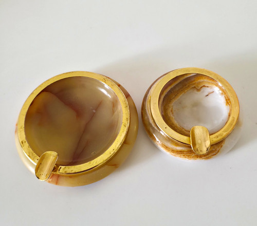 2er set vintage onyx - vintage, marmor