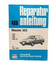 Reparaturanleitung MAZDA 323 Typ FA4 Motor 1000 1300 1400 1977 5/1980 B446