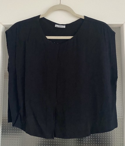 Zara cropped bluse blusenshirt - cropped,