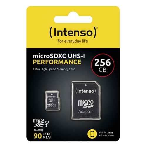 Intenso micro sdxc karte 256gb - sdxc,