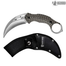 Elite Force EF715 Karambit Messer 100 mm Klinge 420er Stahl G10 + Messertasche