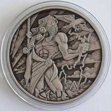 Tuvalu 1 Dollar 2020 Zeus,  1