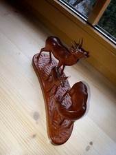 Jäger aufgepasst !!!   Rehfamilie aus Massivholz geschnitzt....Wild - Reh 