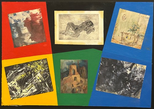 Collage des bln kunstmaler - des,