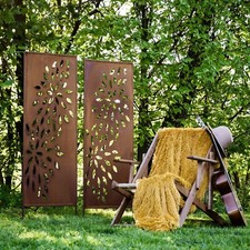 SICHTSCHUTZ - ROST GARTEN DEKO