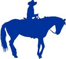 Autoaufkleber Pferd 007 Reiten