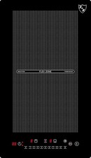 K&H 2 Zonen FLEX SLIDER Induktionskochfeld Autark Eingebaut 30-IN-3400FLX