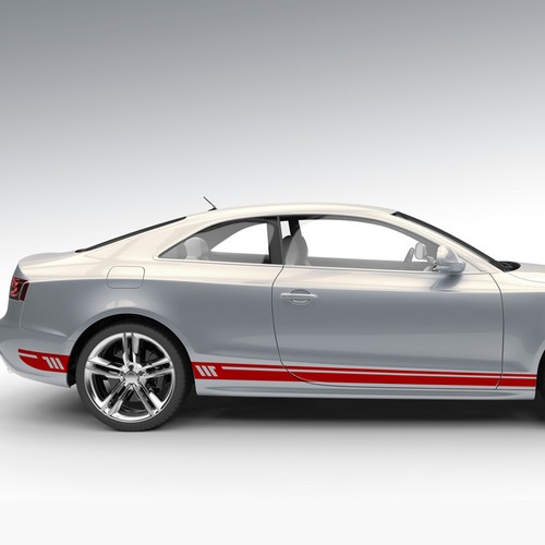 Seitenstreifen set auto - seitenstreifen,