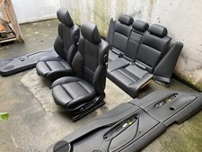 Inkl. UMBAU BMW E46 Coupe Lederausstattung Sport Sitze schwarz Montana Leder 