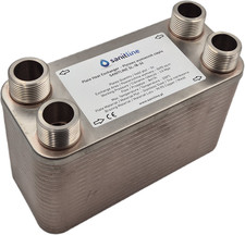 Plattenwärmetauscher  Edelstahl 30 - 60 kW 4x  1 " SANITLINE Wärmetausche HQ