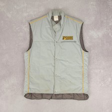 Vintage 90s Pioneer Partners Workwear Gilet Jacke M Herren Grau Company