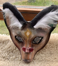 Therian Maske Wolf Lange Ohren 