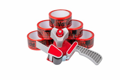 Abroller klebeband vorsicht - 6x,