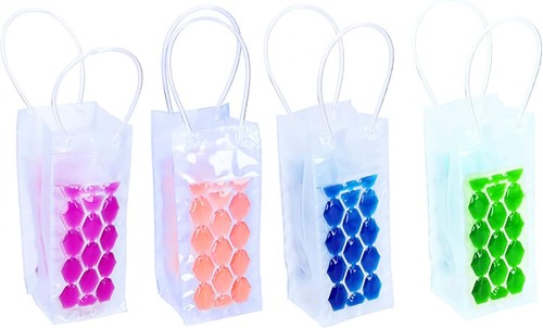 Gel weinkühltasche 10x10x25cm - gel,