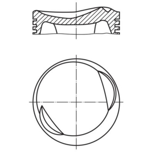 Kolben mahle 081 für - kolben, 02
