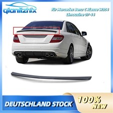 Sport Heckspoiler Lippe Schwarz für Mercedes Benz C Klasse W204 Limousine 07-14
