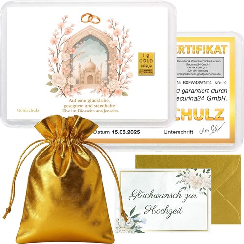 Gramm goldbarren gold - 1g,
