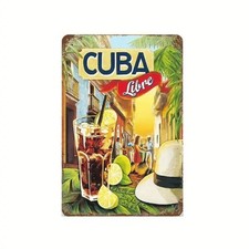 Blechschild cuba libre - blechschild,