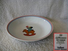 Seltmann Weiden Teller-Tief Kindergeschirr Bär Vogel Velber Entwurf Eberhard