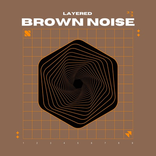 Brown noise layered audio - noise, cd