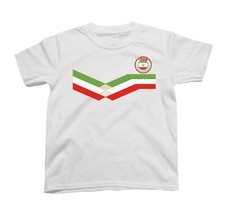 Iran WM T-Shirt Herren WM FUSSBALL neuer Stil Retro Streifen