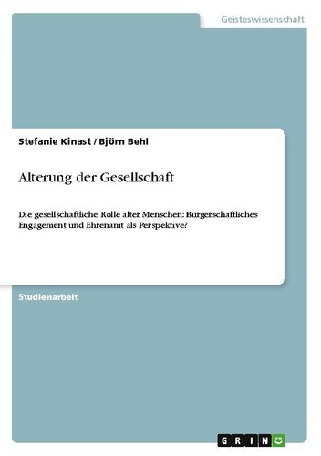 Alterung der gesellschaft - alterung,