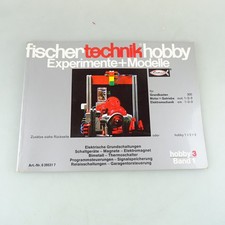 Fischertechnik hobby 3 Experimente + Modelle  Band 1