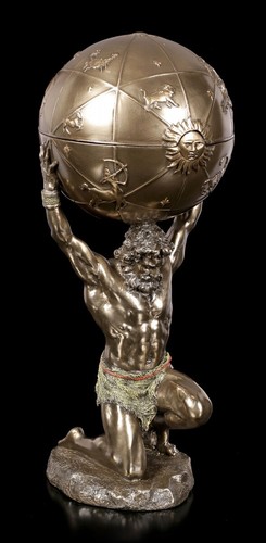Atlas figur trägt die welt - atlas,