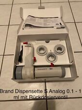 Brand Dispensette S Analog 0.1 - 1 ml mit Rückdosierventil