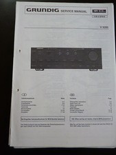 Original Service Manual  Grundig Verstärker V 5200