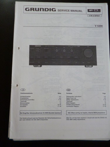 Original service manual - service,
