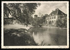 Krefeld, Ansichtskarte, Burg