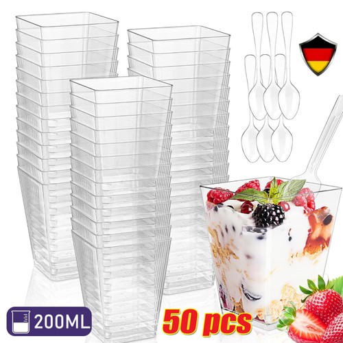 50pcs mini desserttasse - 50pcs,
