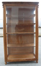 Antik Weichholz Vitrine Funier