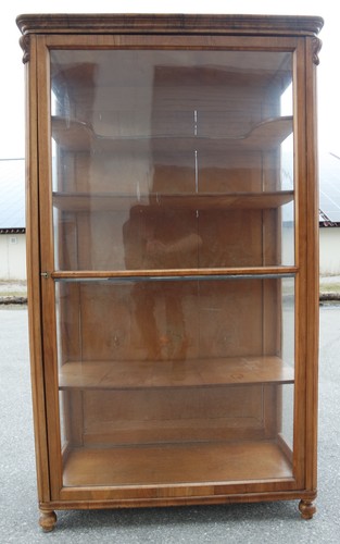 Antik weichholz vitrine funier - weichholz,