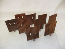 x-30787	Ältere 9 St. Holz Palisaden, H. ca. 100 mm, sehr guter Zustand