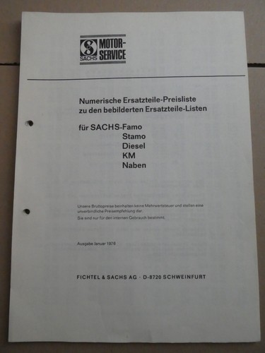Sachs stamo numerische - stamo,