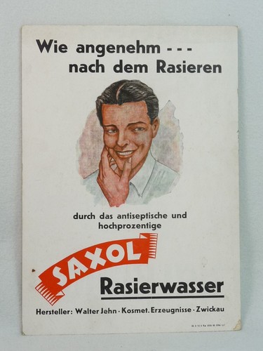 Altes werbe reklame schild - werbe,