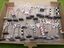 LGB Spur G Konvolut verschiedene Verkehrszeichen etc (UW) C1664