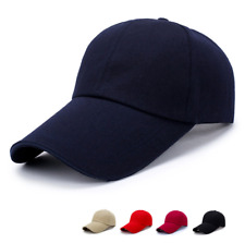 HERREN BASECAP GOLF Kappe Langem Schirm Sonnenschutz Baseballmütze